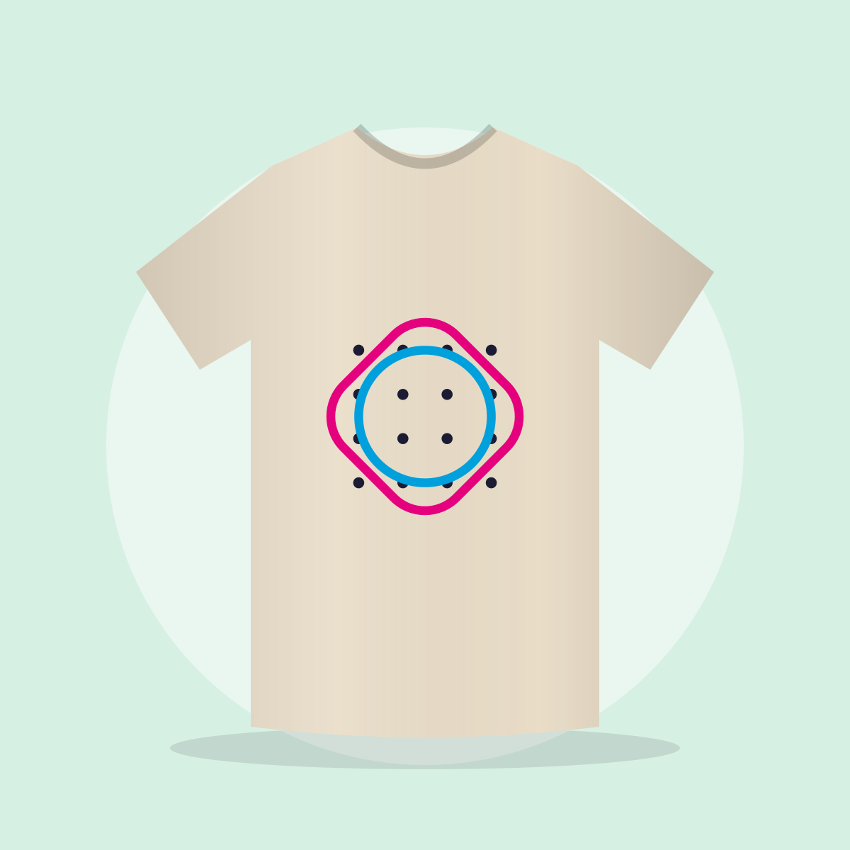 Kolam Lines Tee